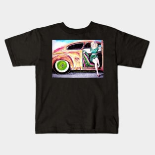 Classic Rusty Old Car Kids T-Shirt